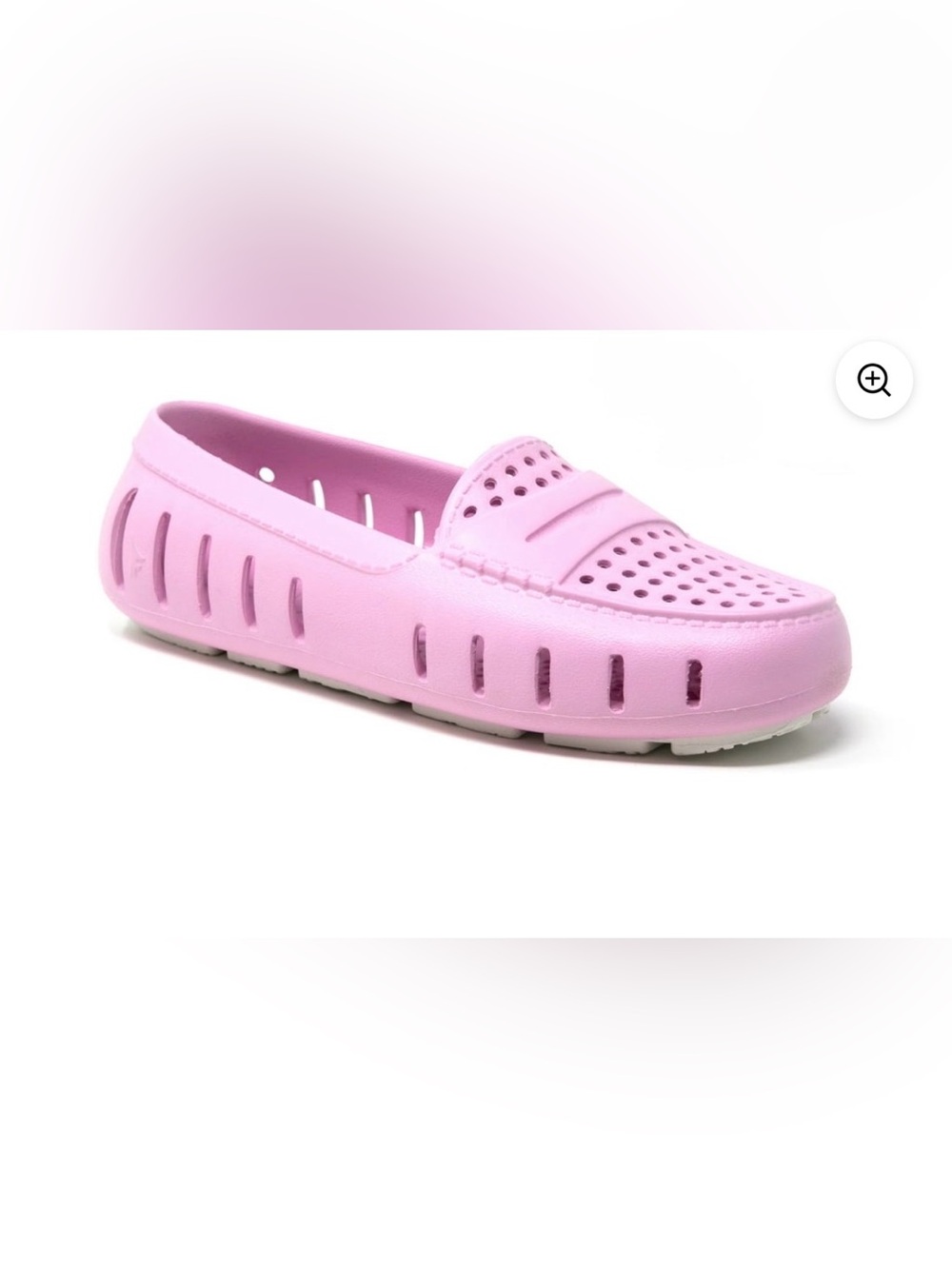Women's Lightweight Perforated Moccasin Loafers - Pink